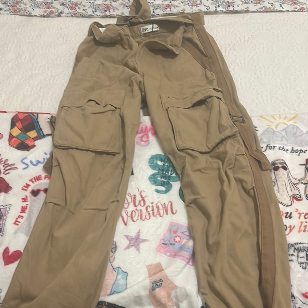 Tan Cargo Pants
